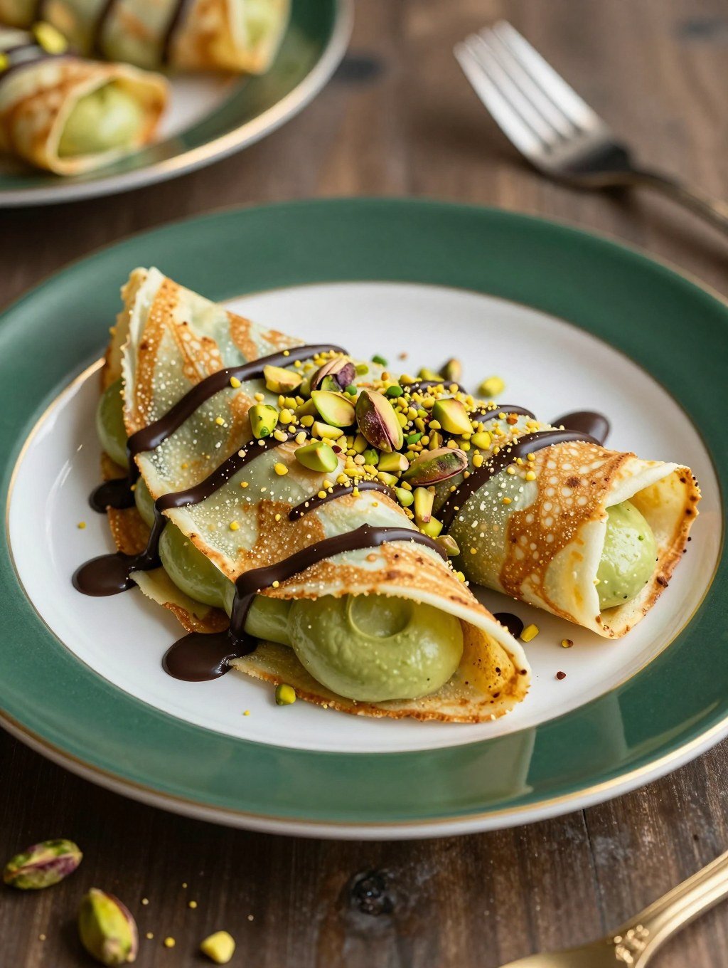Pistazien-Crêpes