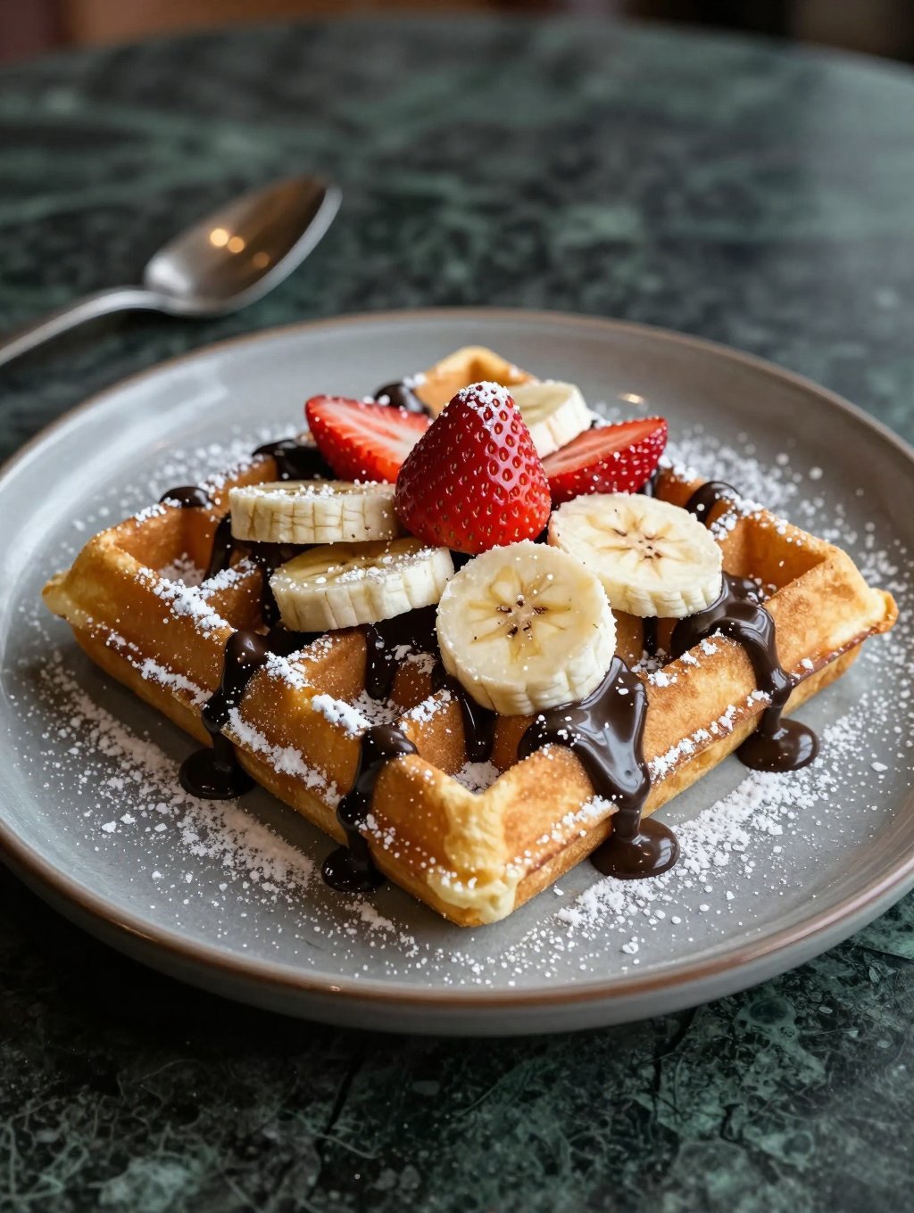 Waffel Schokolade